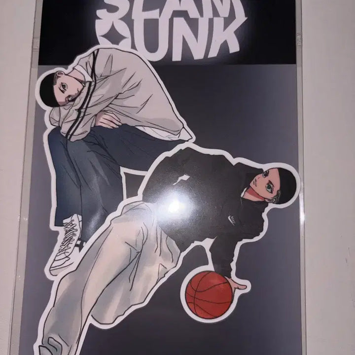 [BUNJANG] Slam Dunk Jung Woo-sung Sticker &amp; Keyring (Unsealed) / 슬램덩크 비공굿