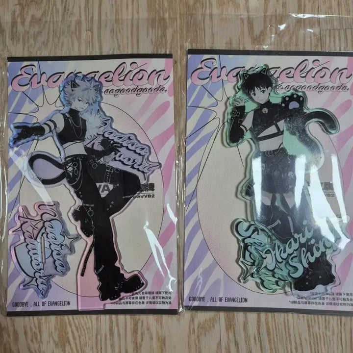 [BUNJANG] Evangelion Kaoru &amp; Shinji Acrylic Stand VB2 Illustration Based / 에반게리온 카오루 신지 아크릴스탠드 VB2 일러스트 기반