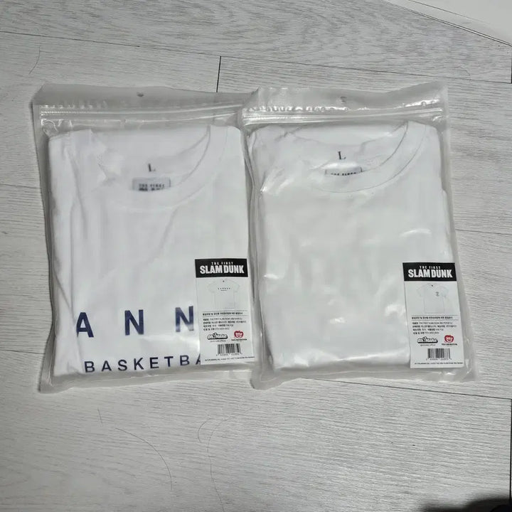 [BUNJANG] The First Slam Dunk T-Shirt Bundle Set (Sannoh, Shohoku) / 더 퍼스트 슬램덩크 반팔티 L 산왕 북산 일괄