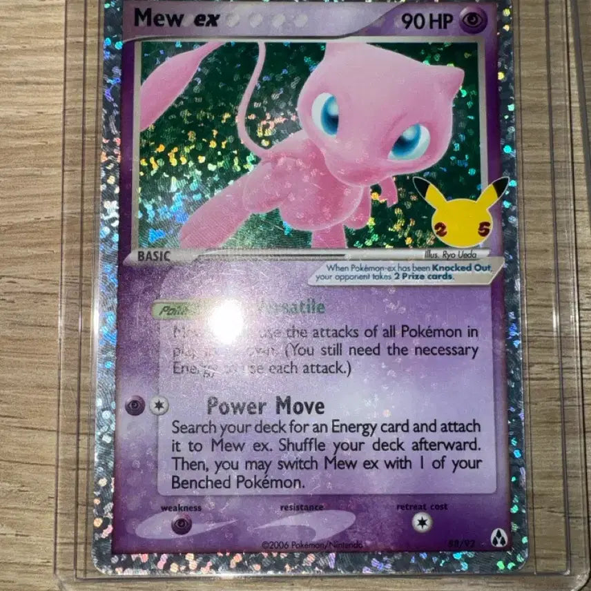 [BUNJANG] Pokémon TCG North American 25th Anniversary Mew EX Card / 등급용 포켓몬카드 북미 뮤 ex 25주년 +뮤ex