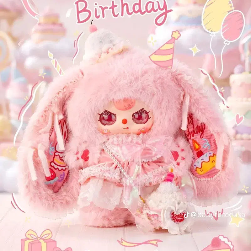 [BUNJANG] BABY 3 Pink Water Eye Limited Edition Happy Birthday Doll / 베이비쓰리 핑크물눈 800 택포 해피버쓰데이(해피버스데이) 한정판