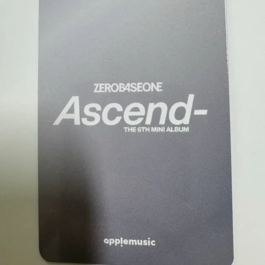 [BUNJANG] ZEROBASEONE ZB1 Ascend Apple Music Lucky Draw POB Park Gunwook / 제로베이스원 zb1 어센드 Ascend 애플뮤직 럭드 특전 박건욱