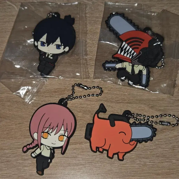 [BUNJANG] Chainsaw Man Capsule Rubber Mascot Part.2 Acrylic Keychain Bundle / 체인소맨 키링 아키 덴지 마키마 포치타 일괄