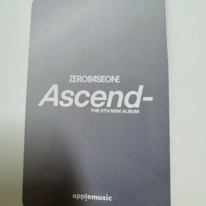 [BUNJANG] ZEROBASEONE Zb1 Ascend Apple Music Lucky Draw POB Kim Taerae / 제로베이스원 zb1 어센드 Ascend 애플뮤직 럭드 특전 김태래