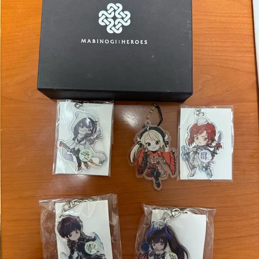 [BUNJANG] Mabinogi Heroes Original Soundtrack CD Set &amp; Keychains / 마영전 굿즈 키링&amp;음원시디 세트