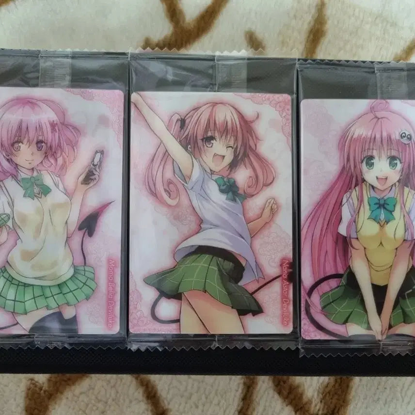 [BUNJANG] To Love Ru Wafer Card Set (3 Types) / 투러브 트러블 웨하스 카드 3종