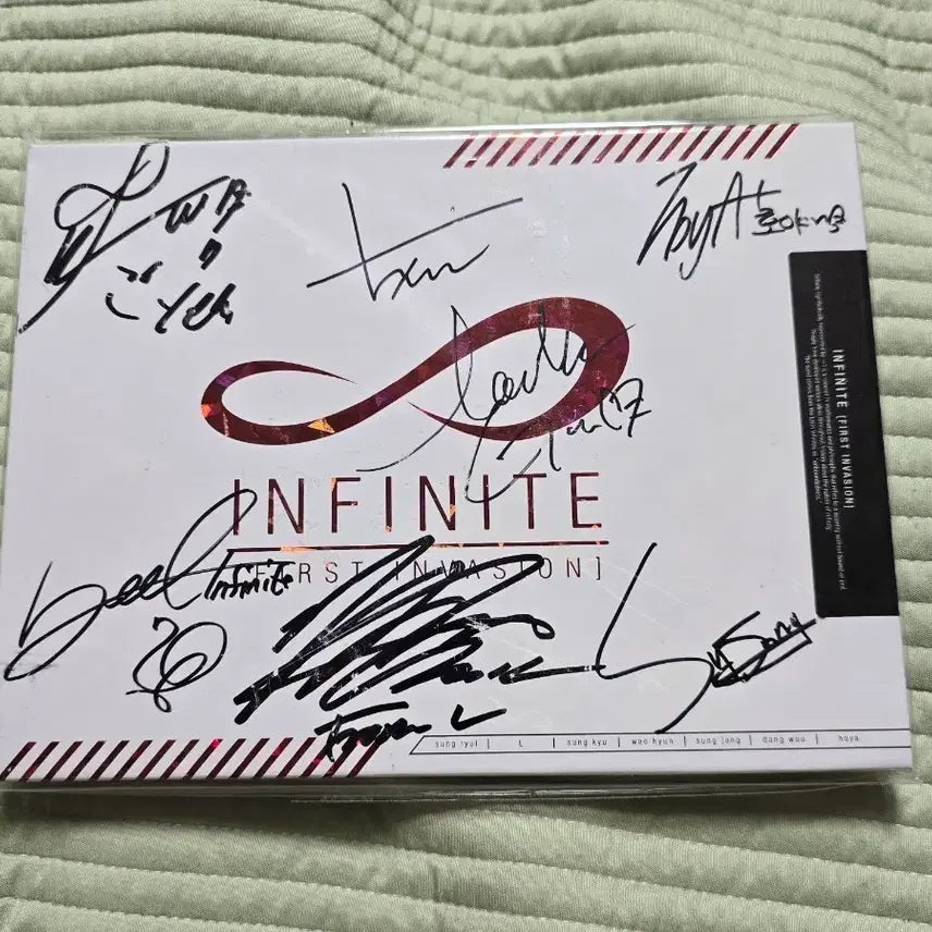 [BUNJANG] INFINITE First Invasion Mini Album Autographed / 인피니트 first invasion 미니1집 앨범 친필싸인 다시돌아와