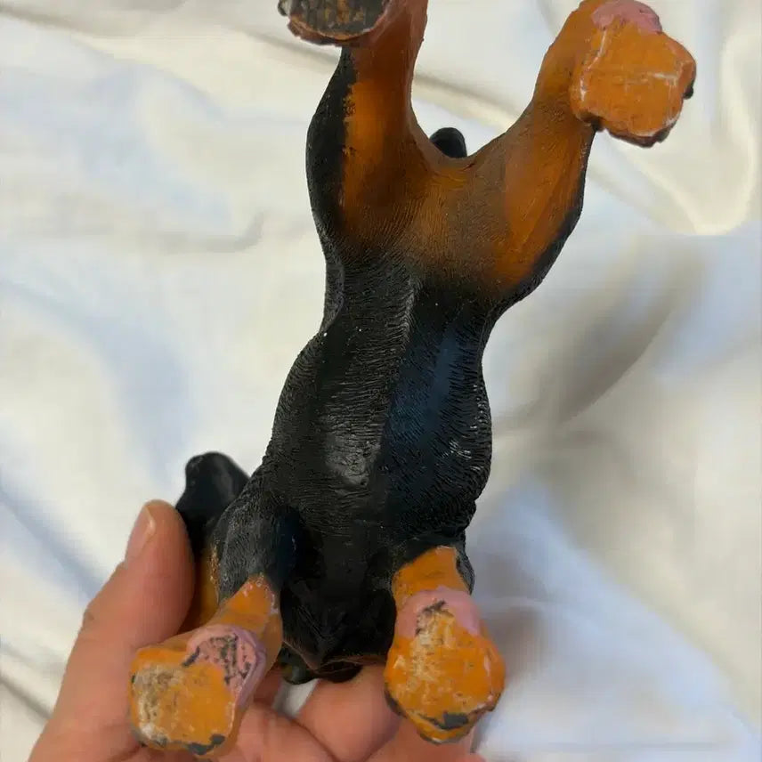 [BUNJANG] Rottweiler Dog Figurine / 로트와일러 강아지 피규어