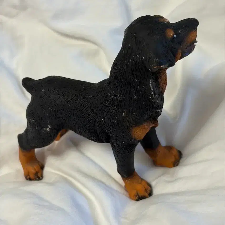 [BUNJANG] Rottweiler Dog Figurine / 로트와일러 강아지 피규어