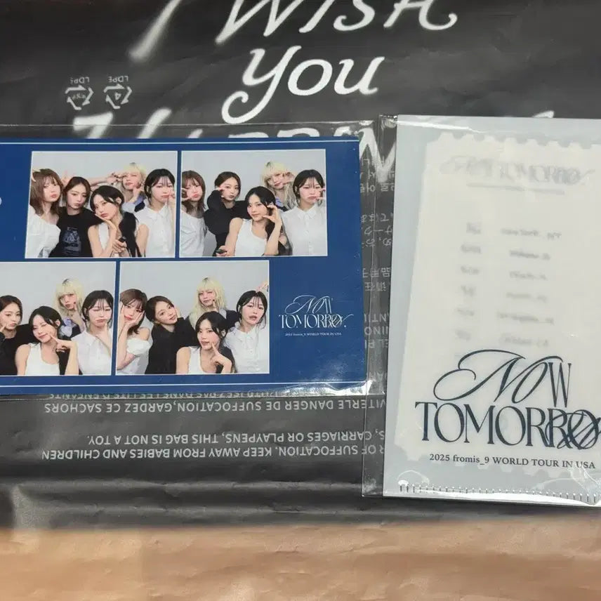 [BUNJANG] fromis_9 World Tour Four-Cut Photo + Ticket Holder / 프로미스나인 월드투어 네컷+티켓홀더