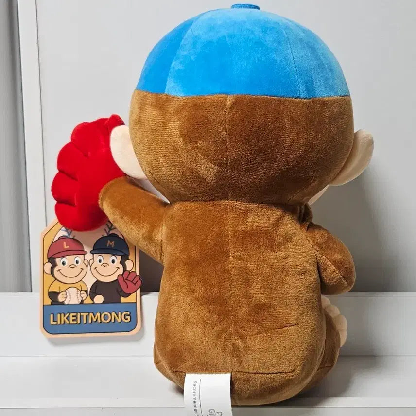[BUNJANG] Curious George Monkey Plush Set (Large &amp; Small) / 큐리어스 조지/오사루 조지/원숭이 인형 2종 일괄