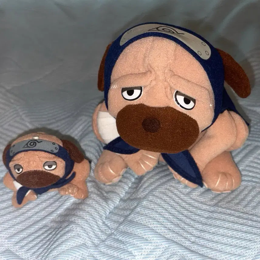[BUNJANG] Naruto Kakashi Pakkun &amp; Fakkuun Plush Dolls / 나루토 카카시 팟쿤 파쿤 누이 인형