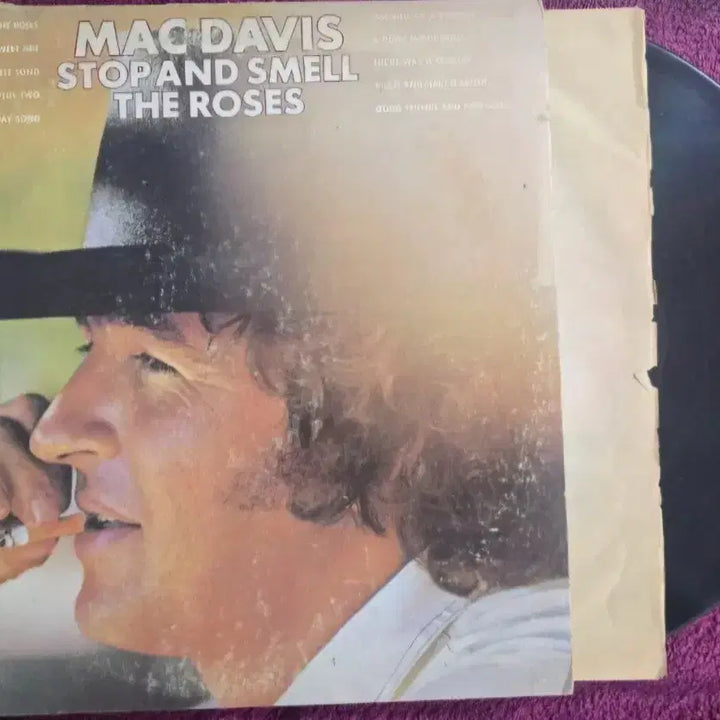 [BUNJANG] Mac Davis Stop, Smell the Roses LP USA / Mac Davis_Stop, Smell the Roses_LP USA