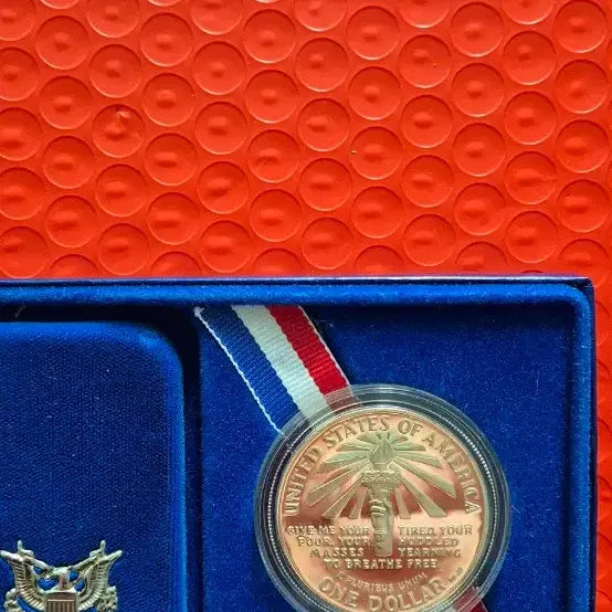 [BUNJANG] 1986 Liberty Silver Dollar Proof Coin / 1986 리버티 실버 달러 프루프