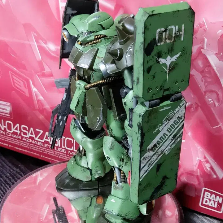 [BUNJANG] Bandai MG Giredo Full Paint + Weathering + Delphi Decal Completed Model / 반다이 MG 기라도가 풀도색 + 웨더링 + 델피데칼 완성작 팝니다