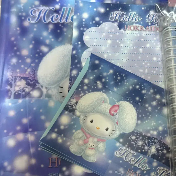 [BUNJANG] Vintage Hello Kitty Snow Rabbit Letter Set / 고전키티,눈토끼키티