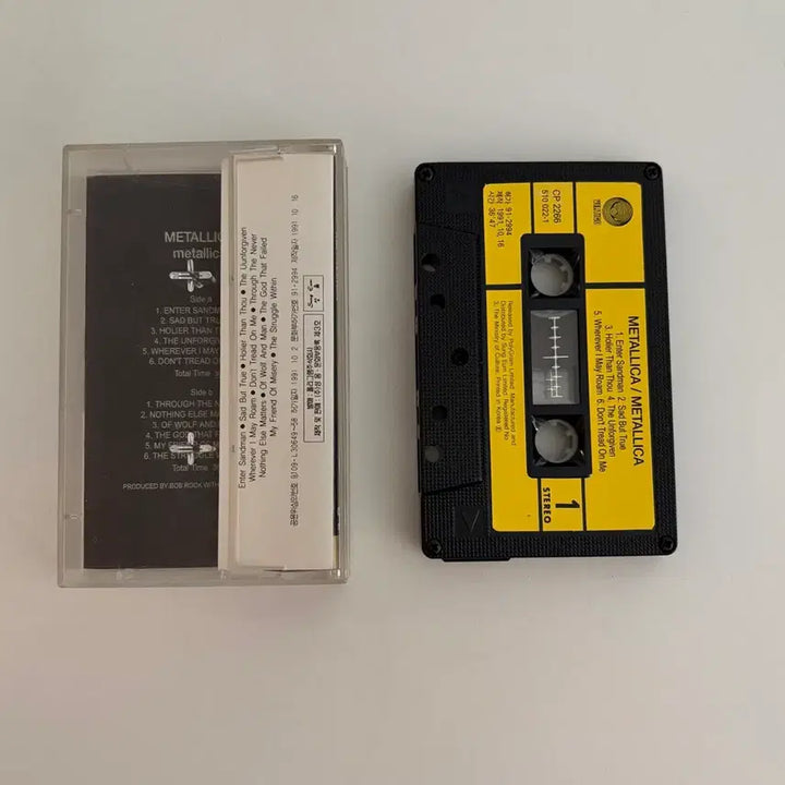 [BUNJANG] Metallica Black Album Cassette Tape / 메탈리카 (Metallica) - 블랙 앨범  카세트테이프