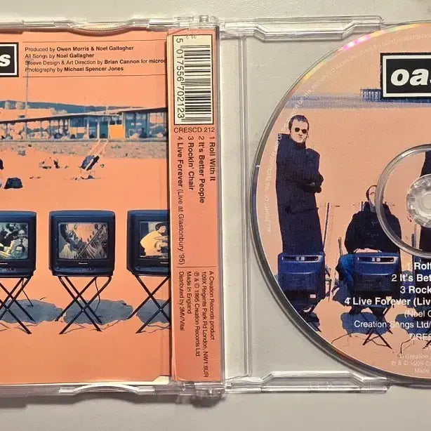 [BUNJANG] Oasis Roll With It Single Picture CD / OASIS 롤 위드 잇 싱글 픽쳐 CD 오아시스