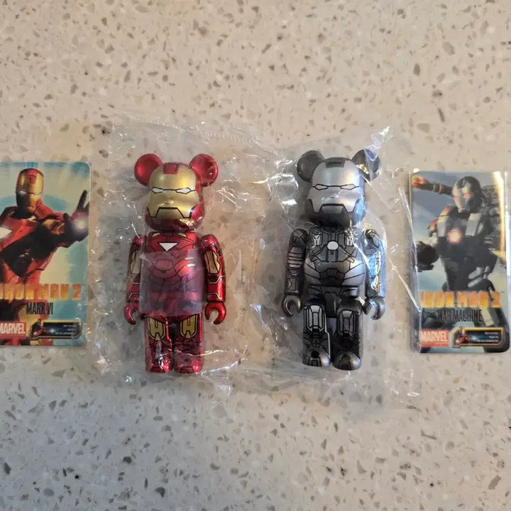 [BUNJANG] Bearbrick SF Series 20 Jungyeok Iron Man, War Machine Bundle Set Sealed New Product / 베어브릭 SF 20탄 정역 아이언맨, 워머신 미개봉 일괄 새상품
