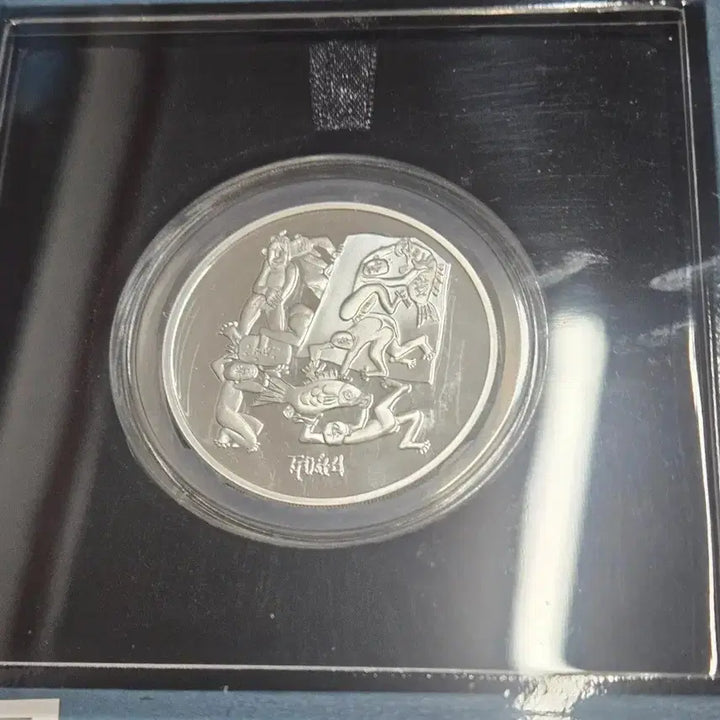 [BUNJANG] 2021 Lee Jung-seob "Children and Fish" 1 oz 99.9% Fine Silver Coin / 2021 싱가폴 이중섭작가 1온스 99.9% 파인 실버