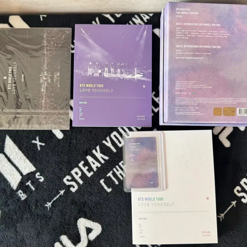 [BUNJANG] BTS New York DVD Jimin Photocard Bundle Set / 방탄소년단 뉴욕dvd (지민 포카) 풀셋