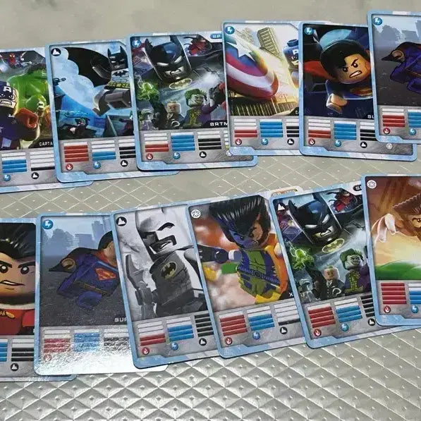 [BUNJANG] Lego Ninjago &amp; Super Heroes Vintage Card Bundle Set / 레고 닌자고, 슈퍼 히어로 옛날 카드 일괄