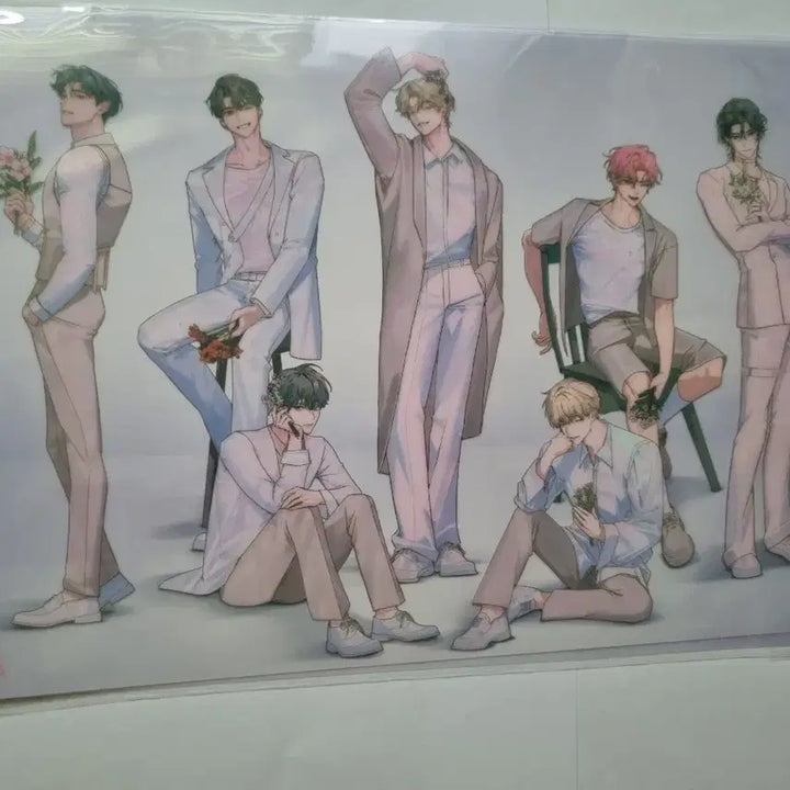 [BUNJANG] Demutj Korean Webtoon Taiwan Special Edition Vol. 3 &amp; 4 Color Art Set + Clear Poster / 데못죽 대만 특장판 3, 4 색지 + 클리어 포스터