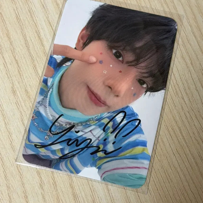 [BUNJANG] Choi Ripwoo Autographed Photocard / 최립우 싸인포카 포카 양도