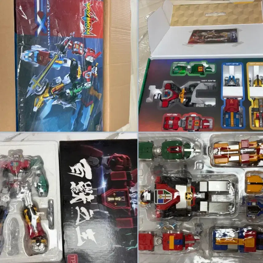 [BUNJANG] Voltron 3-Body Set: Toynami Ultimate EX, Muscle Bear MC, Titan / 볼트론 3대 - 토이나미 얼리밋 EX / 머슬베어 MC / 타이탄