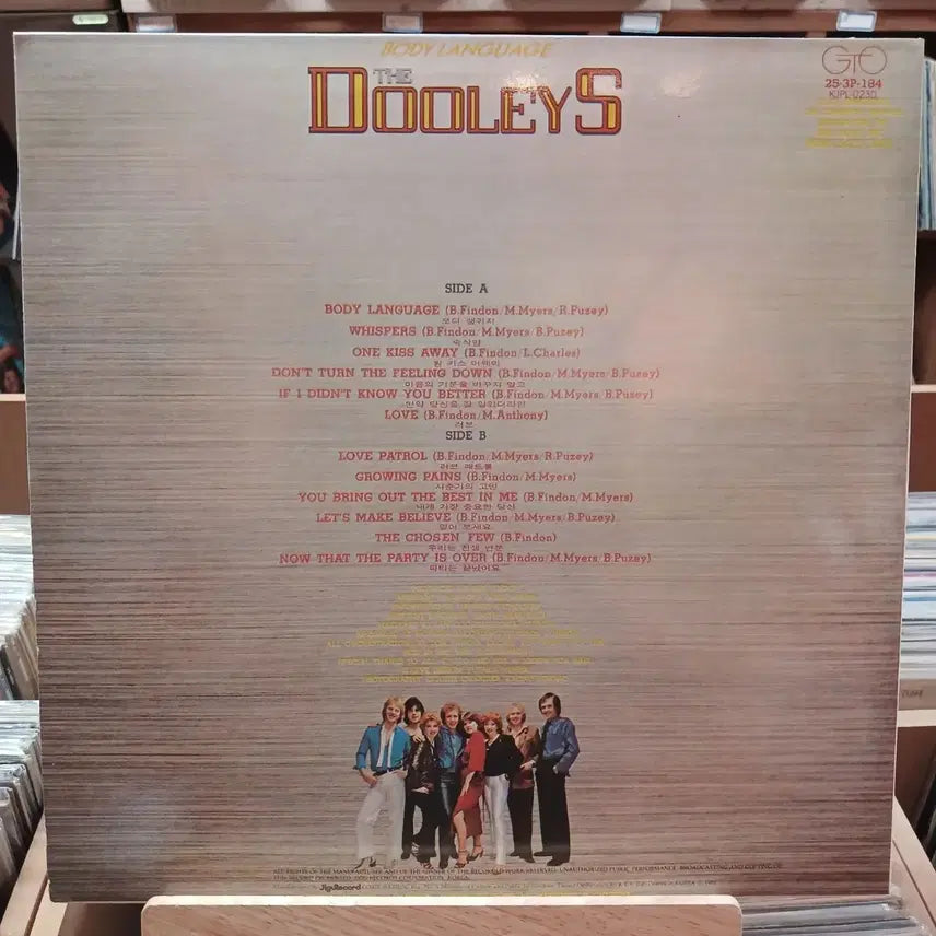 [BUNJANG] The Durys Body Language LP Vinyl Record / 추억의 댄스 그룹 민트 더 둘리스 바디 랭귀지 LP 할인