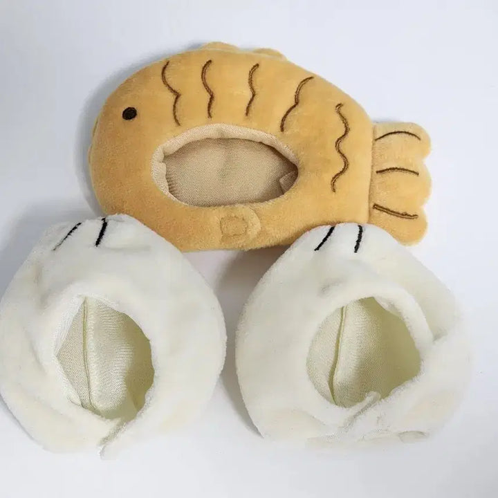 [BUNJANG] 10cm Doll Clothes - Steamed Bun Hat, Crucian Carp Hat / 10cm 인형옷 만두 찐빵모자 붕어빵 양도