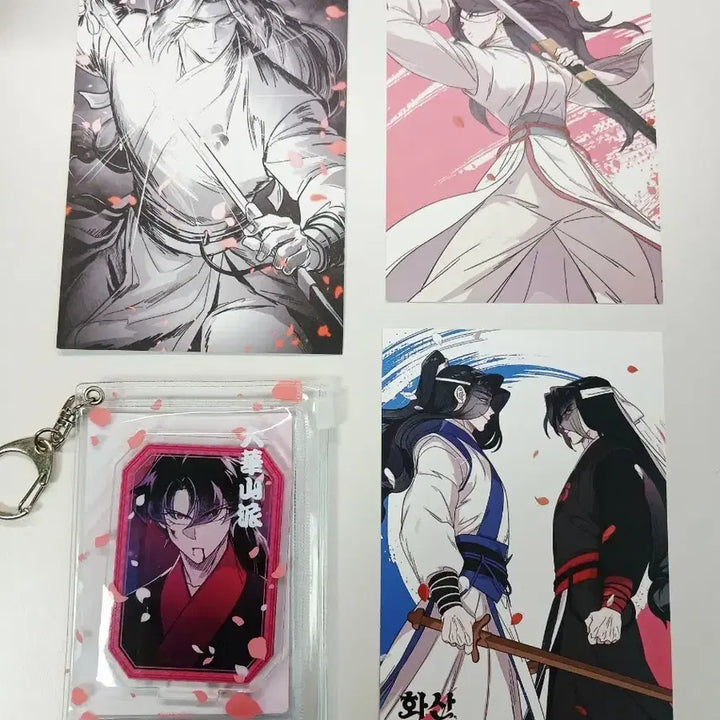 [BUNJANG] Hwasan Gihwan Cheongmyeong Acrylic Stand + Postcard Set / 화산귀환 청명 아크릴 스탠드+엽서
