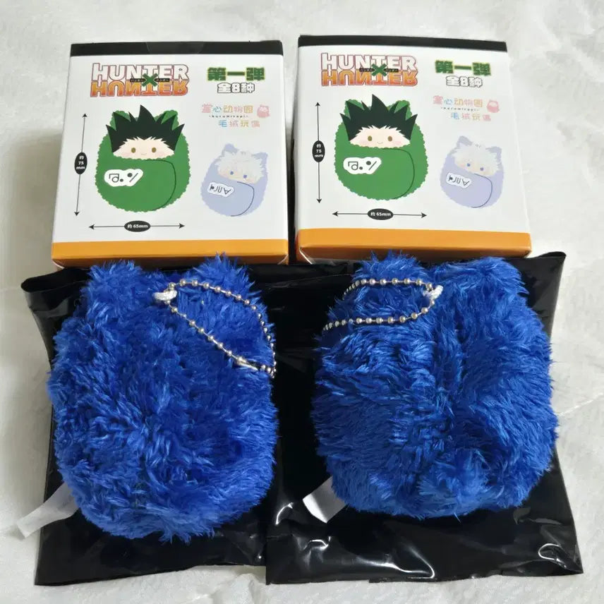[BUNJANG] Hunter x Hunter Kurapika &amp; Leorio Tapioca Plush Set / (일괄) 헌터헌터 쿠루미 타피오카 타피누이 인형 - 크라피카 레오리오