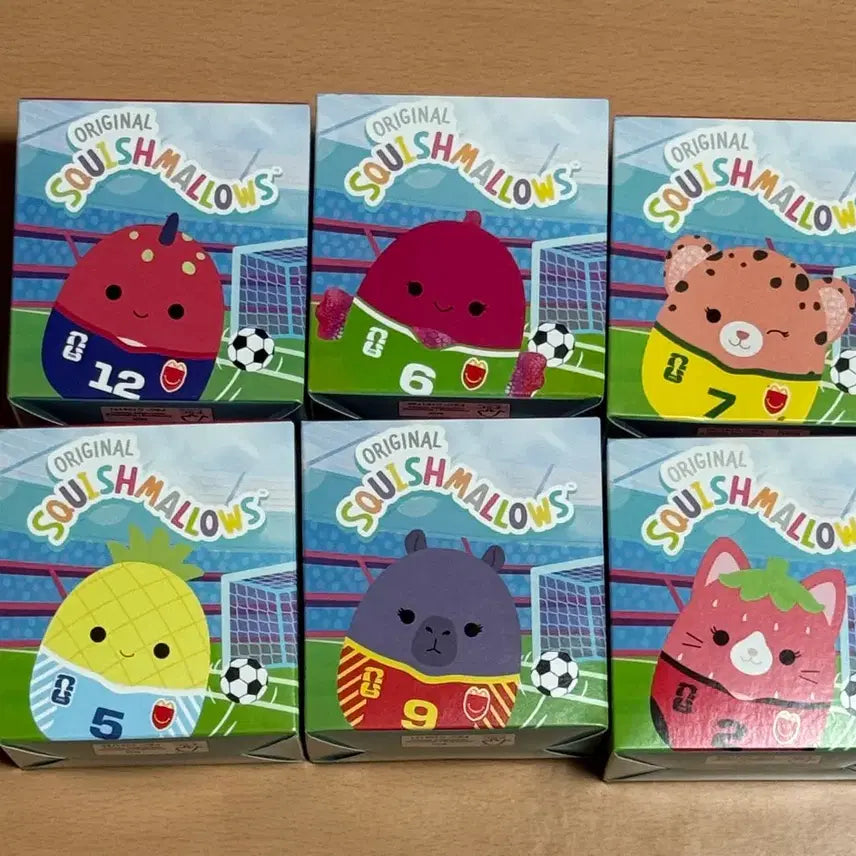 [BUNJANG] Squishmallows Soccer Edition Plush / 스퀴시멜로우 축구 에디션 인형