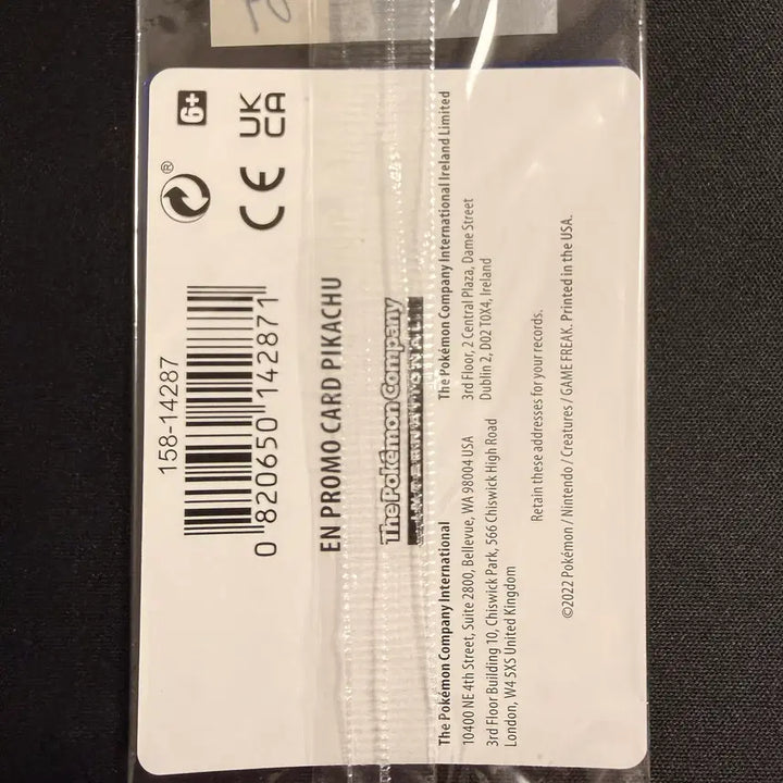 [BUNJANG] 2022 Pokemon North America GO Promo Pikachu Holo - Unsealed / [등급용/미개봉] 2022 포켓몬 북미판 GO 프로모 피카츄 홀로-09