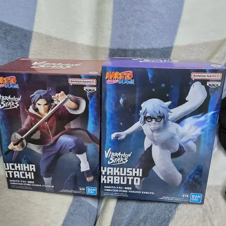 [BUNJANG] Vibration Stars Uchiha Itachi / Yakushi Kabuto Figure Set / 나루토 바이브레이션 스타즈 우치하 이타치/야쿠시 카부토 피규어