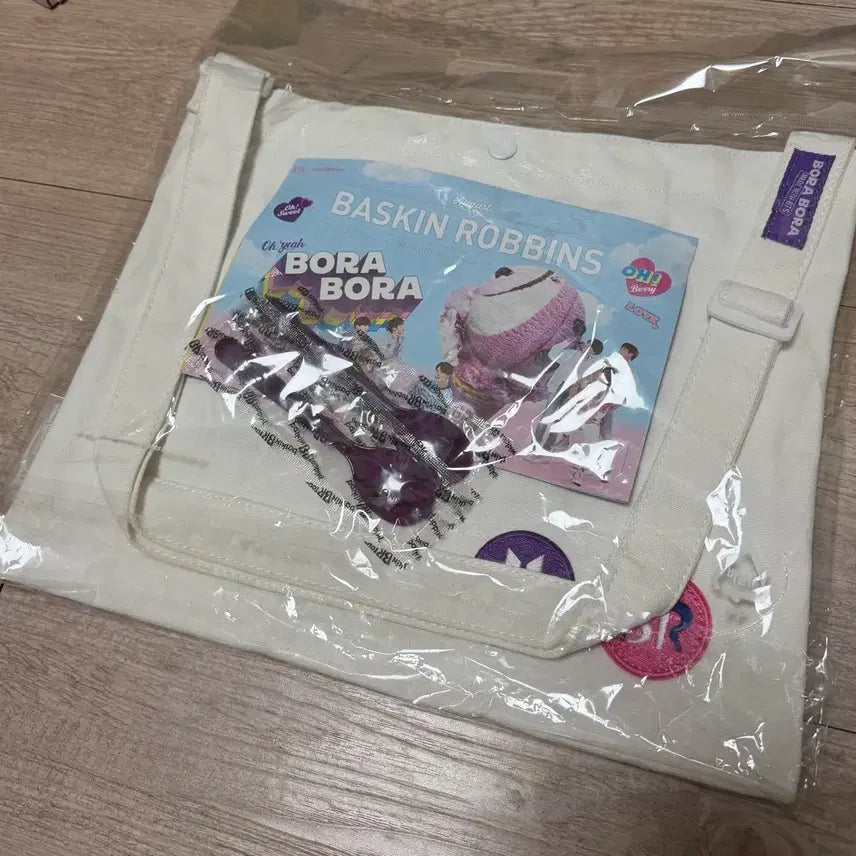 [BUNJANG] BTS Baskin Robbins Collaboration Bag / BTS 방탄소년단 베스킨라빈스 콜라보 가방
