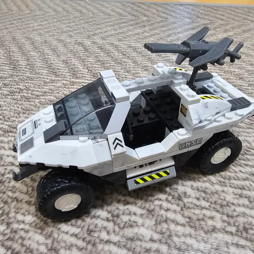 [BUNJANG] Mega Bloks Halo UNSC Warthog White 96805 / 헤일로 메가블럭 UNSC 워터호그 하얀색 96805