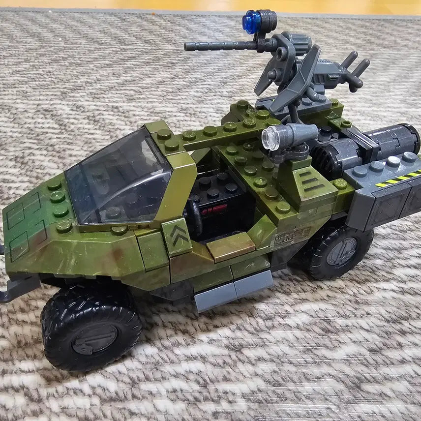 [BUNJANG] Mega Bloks Halo Wars UNSC Warthog with Coil Gun / 헤일로 메가블럭 헤일로워즈.ver UNSC 워터호그 코일건 장착용