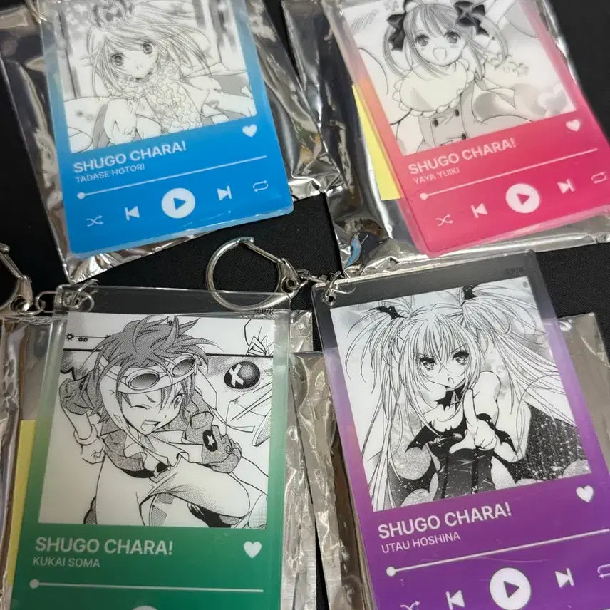 [BUNJANG] Characters of the Change Dream Shop Music Player Acrylic Keyring Bundle / 캐릭캐릭체인지 드림샵 뮤직 플레이어 아크릴 키링 일괄 판매