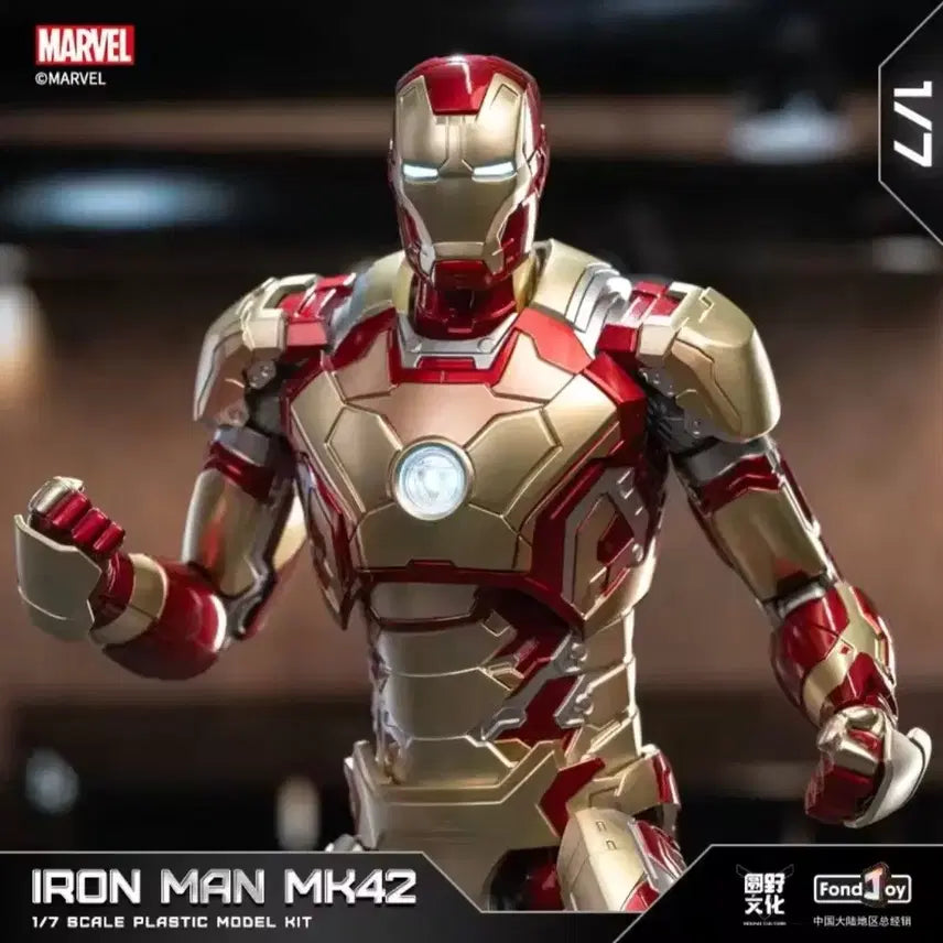 [BUNJANG] Marvel Iron Man Mark 42 1/7 Scale Model Kit Figure / 마블 아이언맨 마크42 1/7 피규어 모델 키트