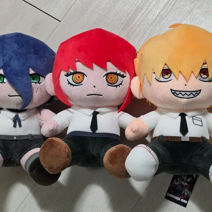 [BUNJANG] Chainsaw Man Plush Bundle Set / 일괄) 체인소맨 인형 마키마 덴지 레제