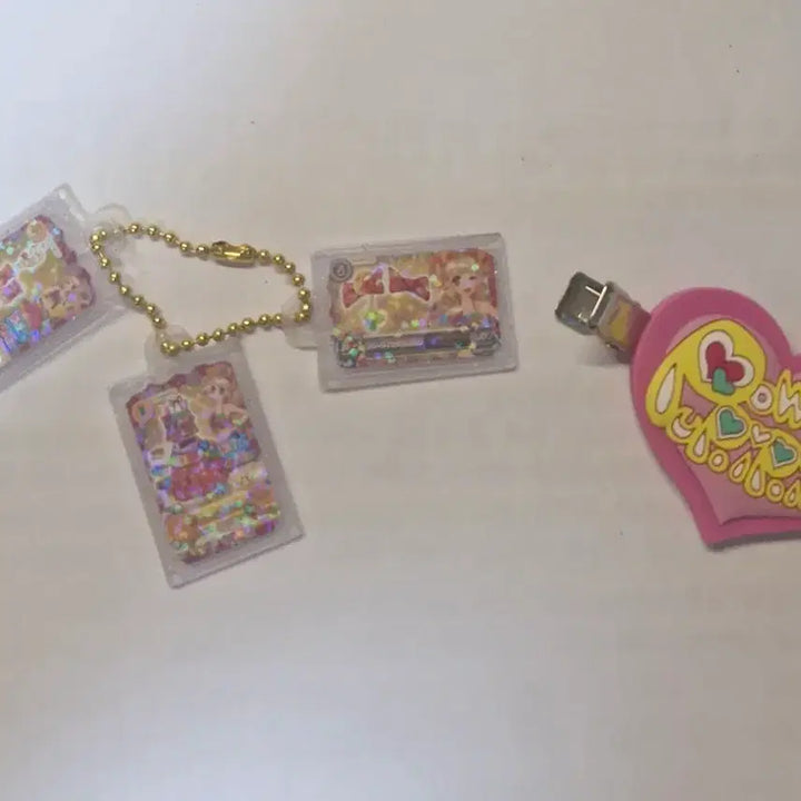 [BUNJANG] Aikatsu! Aikatsu Stars! Mikuru Natori Miru Natori Charm and Hairpin Set / 아이카츠 아이엠스타 미쿠루 미르 키링 머리핀 일괄