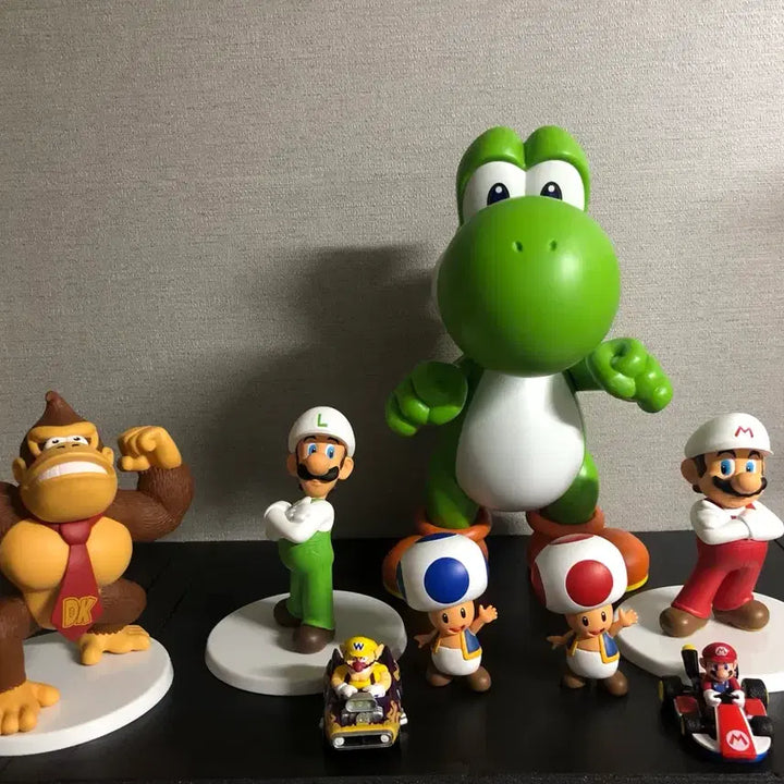 [BUNJANG] Super Mario 8 Types Figure Set / 슈퍼 마리오 피규어 8종 세트