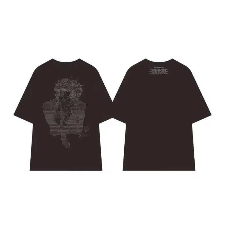 [BUNJANG] NATORI NATORIUM ASCII Art T-Shirt Black Asia Tour / 나토리 나토리움 ASCII 아트 티셔츠 블랙 공연 아시아투어 내한
