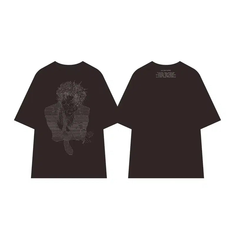 [BUNJANG] NATORI NATORIUM ASCII Art T-Shirt Black Asia Tour / 나토리 나토리움 ASCII 아트 티셔츠 블랙 공연 아시아투어 내한