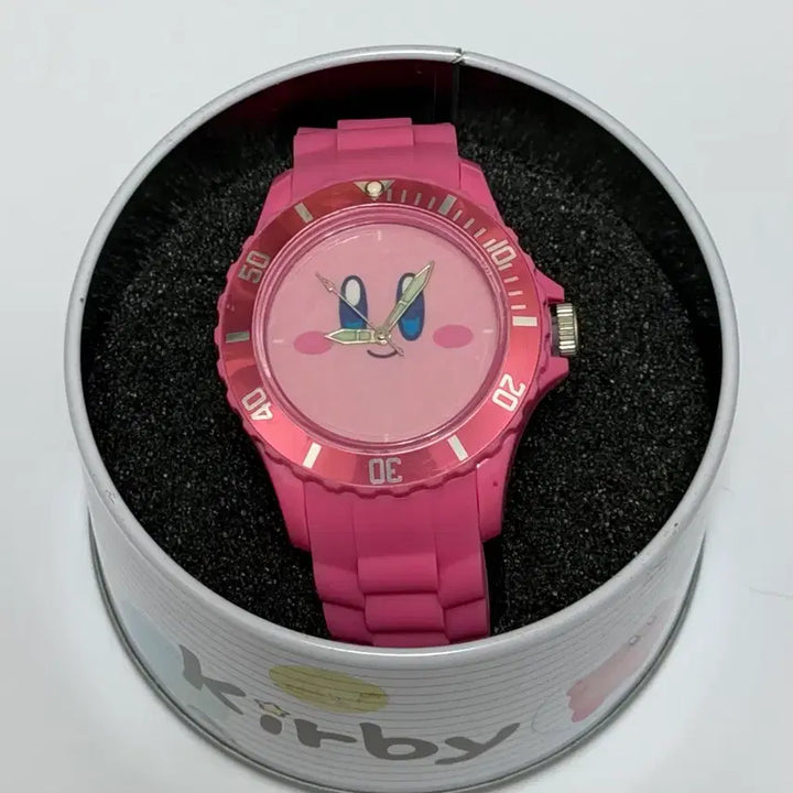 [BUNJANG] Kirby Silicone Wristwatch / 별의커비 손목시계 (실리콘)