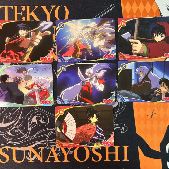 [BUNJANG] Inuyasha Kayou Character/Scene Card Bundle (22 Cards) / 이누야샤 카드 kayou 장면카드 19장 일괄