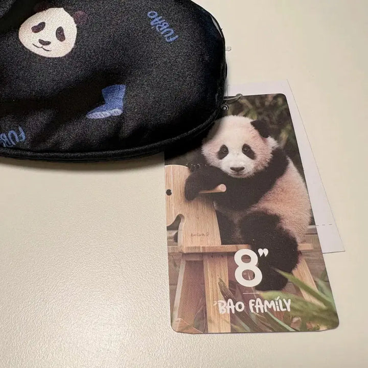 [BUNJANG] Fu Bao Panda Sleep Mask - Early Goods / 가격고정)푸바오 판다 수면 안대 초기굿즈 새상품 미사용 (택O)