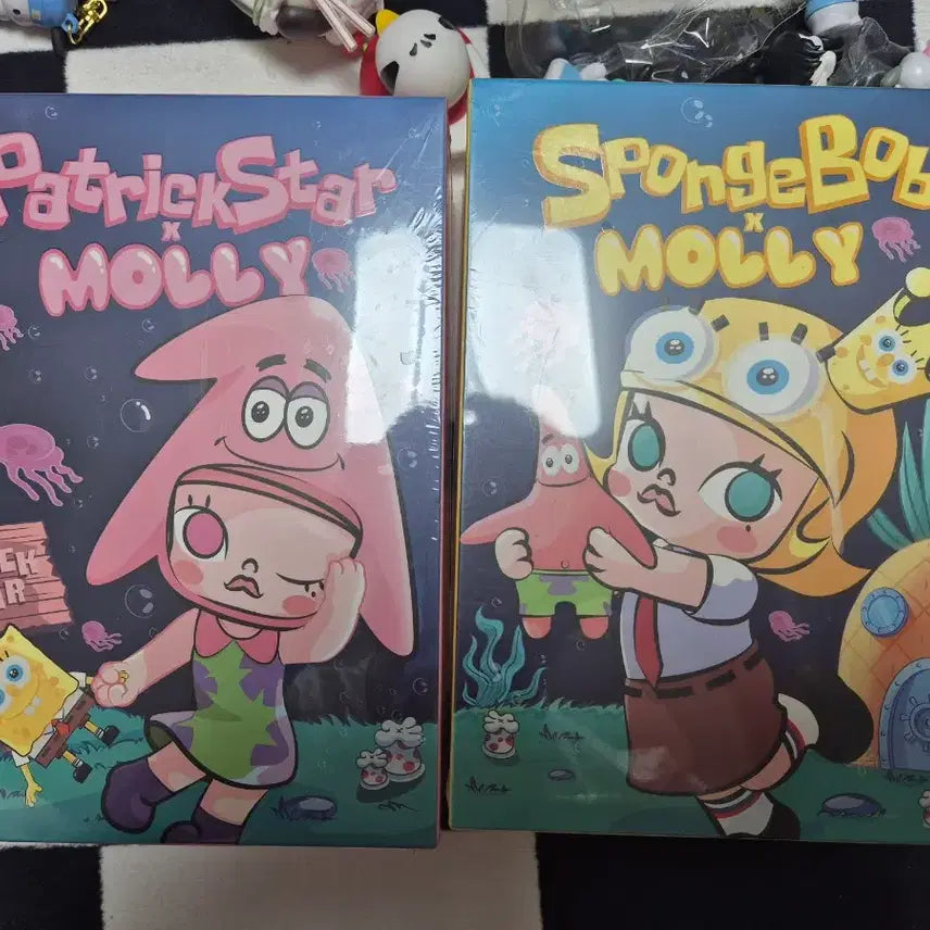 [BUNJANG] Pop Mart SpongeBob Patrick Molly BDJ Bundle Set / 팝마트 스폰지밥, 뚱이 몰리 BDJ 미개봉새상품 일괄판매